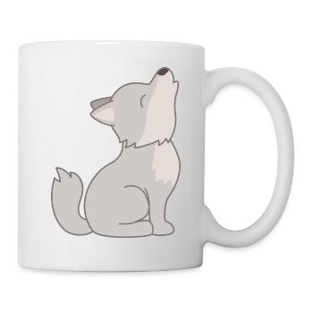 wolf - Mug blanc - blanc - Droite