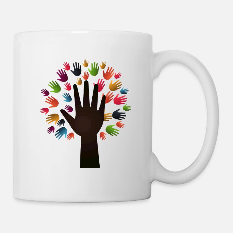 Arbre de diversité - Mug blanc - blanc