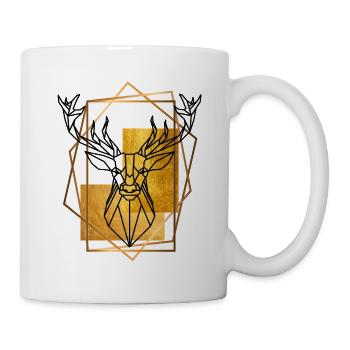 Cerf bois animal nature aventures nature nature - Mug blanc - blanc - Droite
