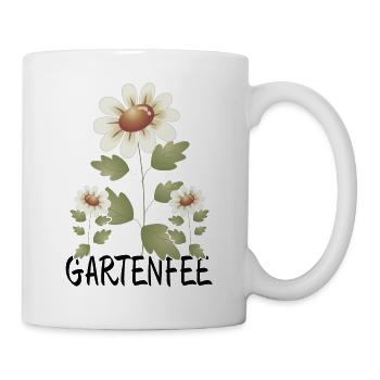Blumen Für Die Gartenfee Gärtnerin Garten Geschenk - Tasse - Weiß - Rechts