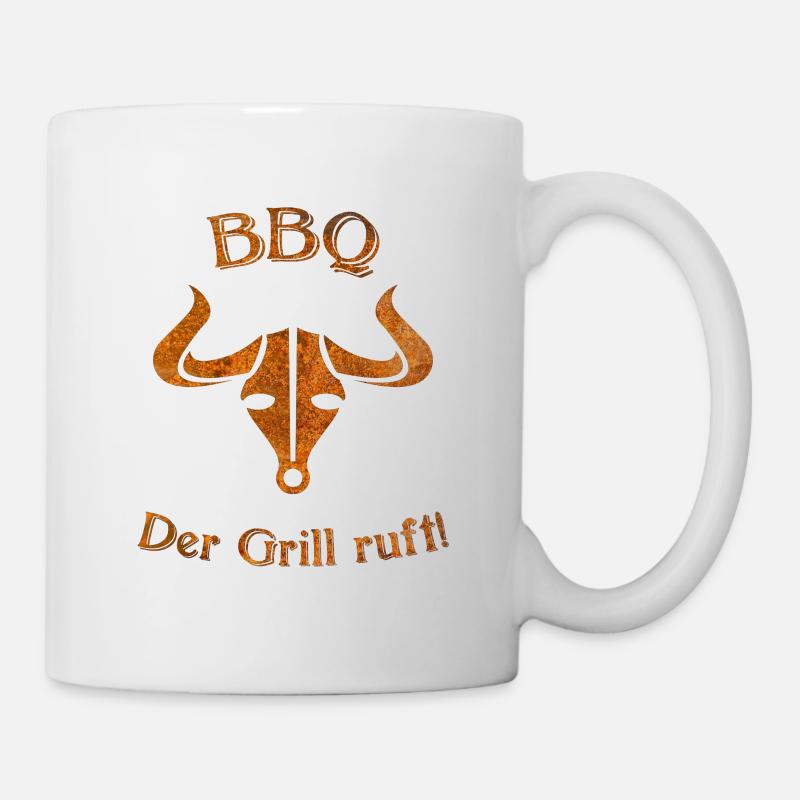 BBQ - Mug blanc - blanc