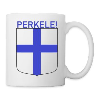 Finlande - Perkele! - Mug blanc - blanc - Droite