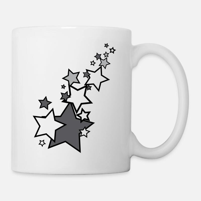 étoile filante - Mug blanc - blanc