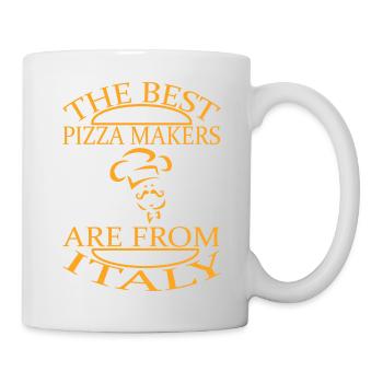 Pizza - Mug blanc - blanc - Droite
