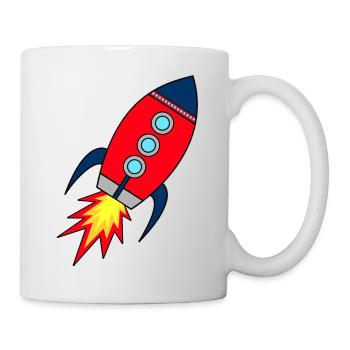 Lanceuse de fusée | Lancement de missiles | École de fusées pour enfants - Mug blanc - blanc - Droite