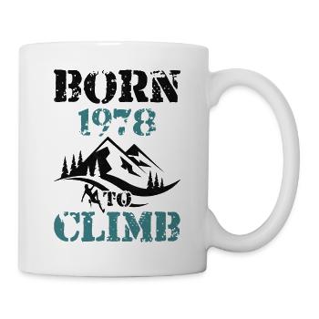 Grimpeur 1978 Naissance d’anniversaire alpiniste - Mug blanc - blanc - Droite