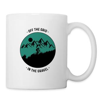 Bicycle Cycling Gift Idea for Men Women - Mug - white - Right
