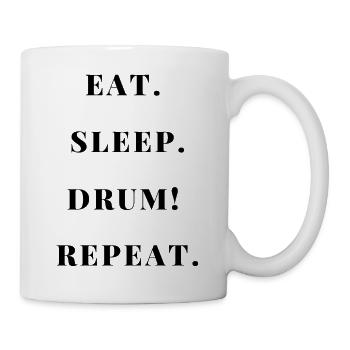 Drummer drummer - Tasse - Weiß - Rechts