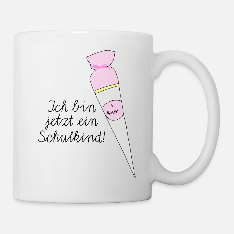 Schulanfang - Mädchen - Tasse - Weiß