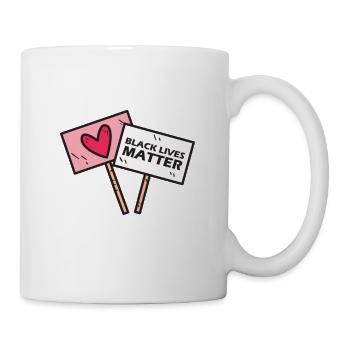 Black lives matter - Tasse - Weiß - Rechts