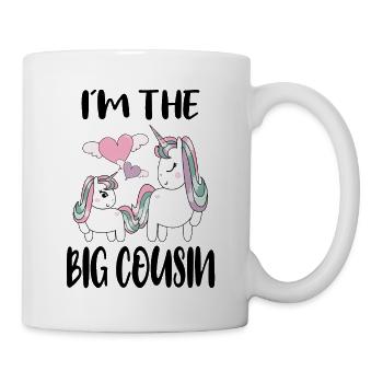 Cousine Je suis le grand cadeau de la cousine Licorne - Mug blanc - blanc - Droite