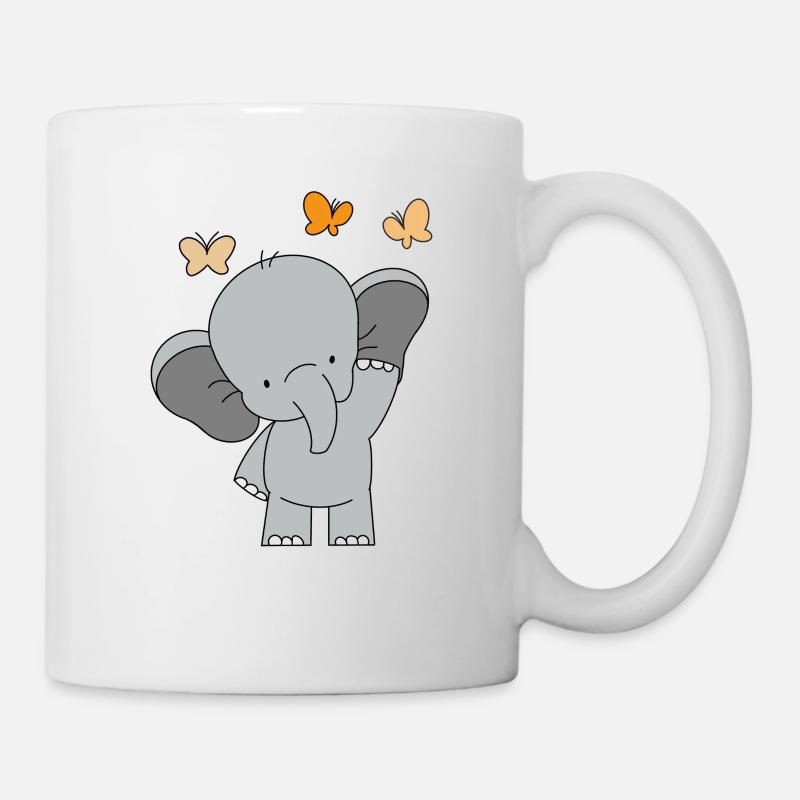 Baby Elephant 🧡🧡🧡🧡 - Mug - white