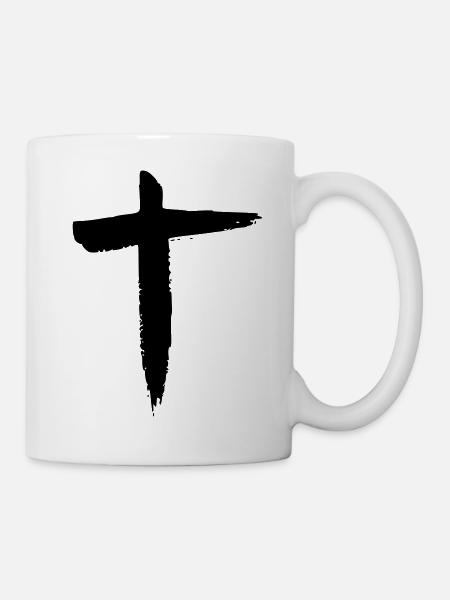 Croix - Mug blanc - blanc