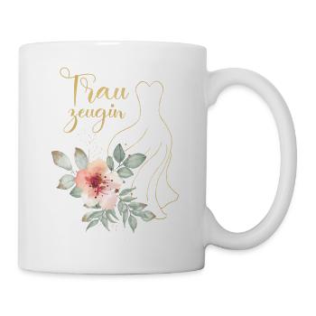 Team Braut - Trauzeugin personalisierbar - Tasse - Weiß - Rechts