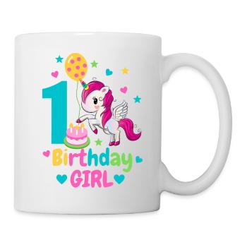 1st birthday. first birthday - Mug - white - Right
