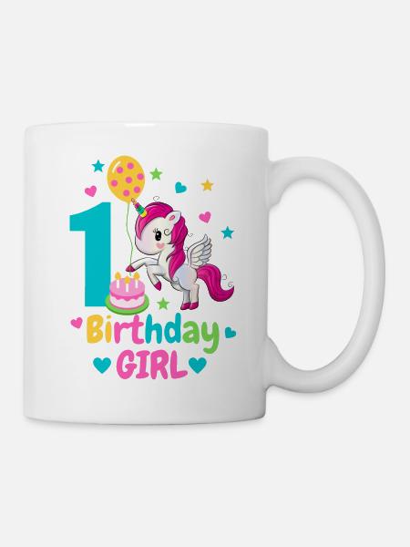 1er anniversaire. premier anniversaire - Mug blanc - blanc