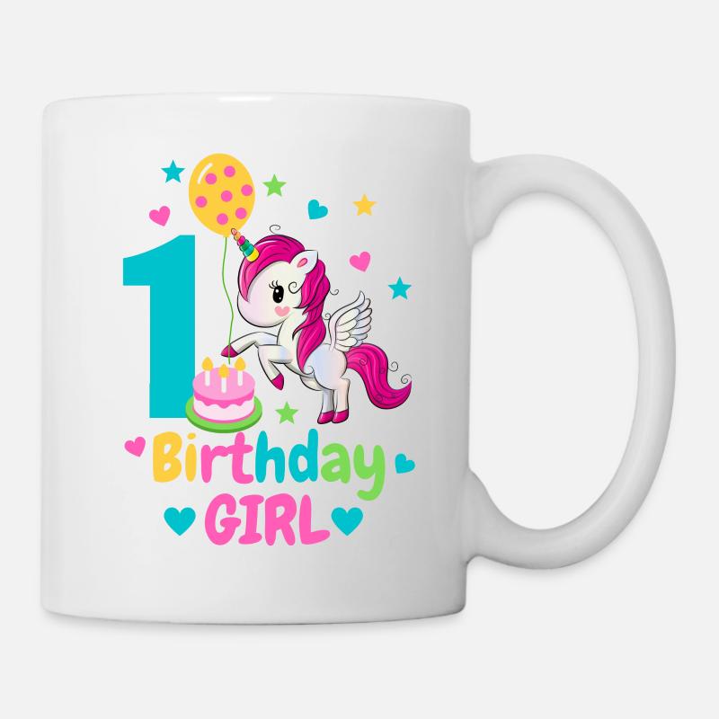 1. Geburtstag. erster Geburtstag - Tasse - Weiß
