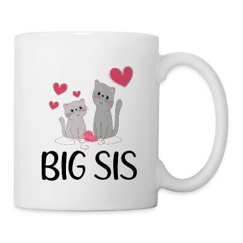 The Big Sister Big Sis Cats Siblings - Mug - white - Right