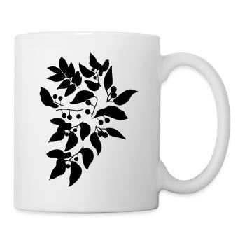Beeren c1 - Tasse - Weiß - Rechts
