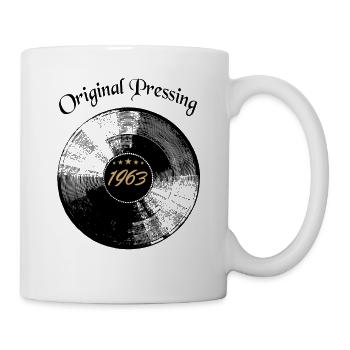 1963 Born Birthday Record Gift - Mug - white - Right