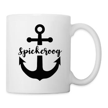Spiekeroog Nordsee Design - Tasse - Weiß - Rechts