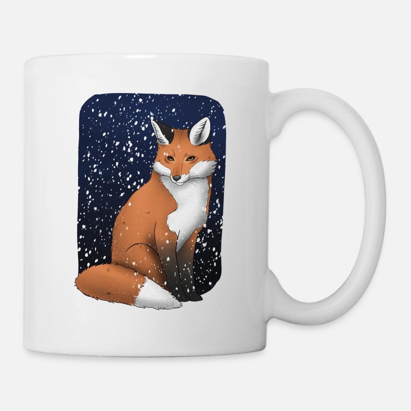 L’hiver du renard - Mug blanc - blanc