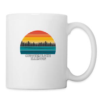 Coffeen Lake Illinois - Mug - white - Right