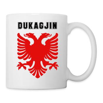 Dukagjin Albanian Albanischer Adler Albaner Kosova - Tasse - Weiß - Rechts