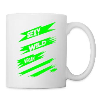 banana cool health tierschutz kalb tierhaltung - Tasse - Weiß - Rechts