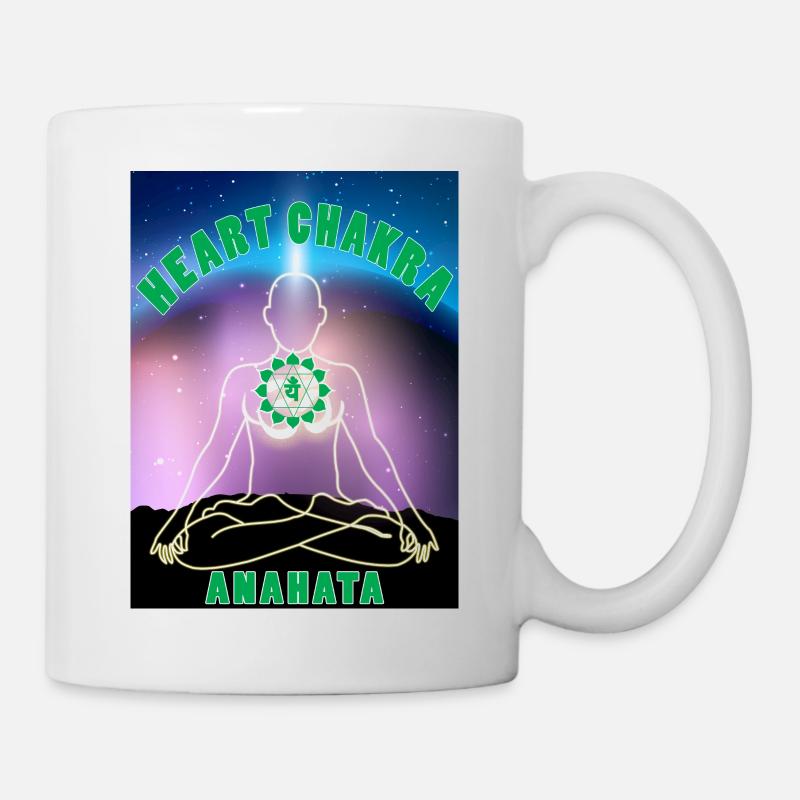 Heart Chakra Anahata - Mug - white