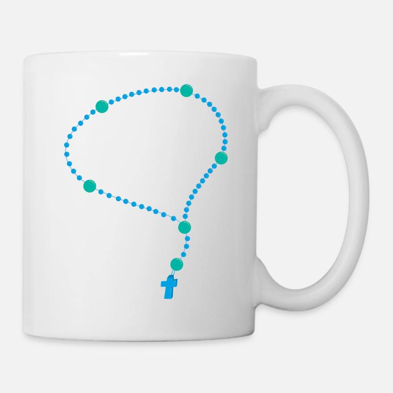 rosary - Mug - white