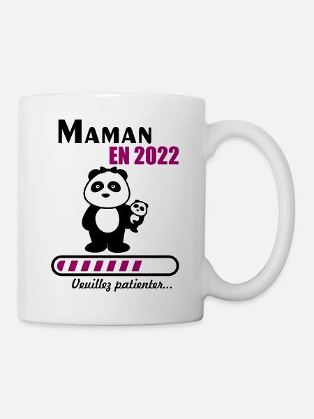 Maman en 2022 - Mug blanc - blanc