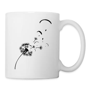 Dandelion Dandelion Paraglider Vector - Mug - white - Right