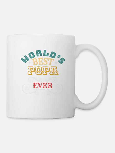 Worlds Best Popa Ever - Tasse - Weiß