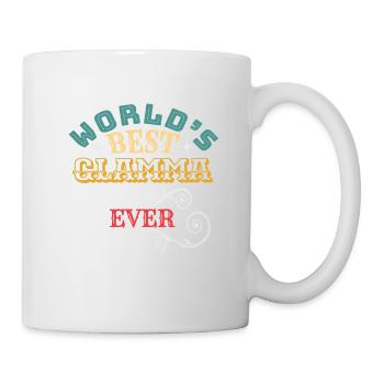 Worlds Best Glamma Ever - Tasse - Weiß - Rechts