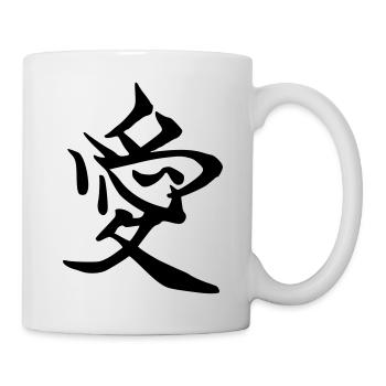 Liebe - Tasse - Weiß - Rechts
