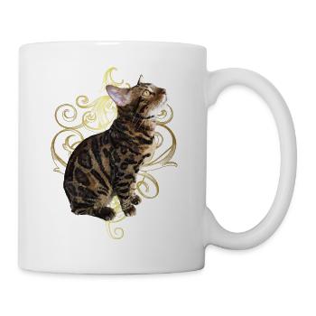 Chat du Bengale - Mug blanc - blanc - Droite