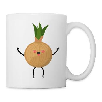 Cute little onion - Tasse - Weiß - Rechts