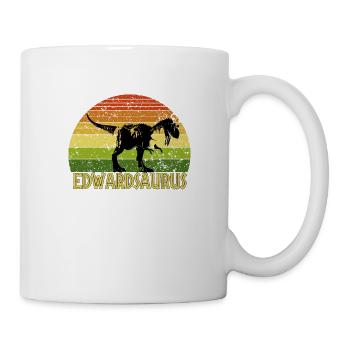 Edwardsaurus Edward saurus dinosaur - Mug - white - Right