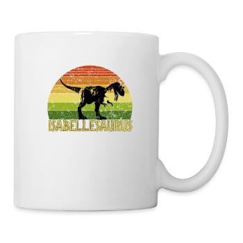 Isabellesaurus Isabelle saurus dinosaure - Mug blanc - blanc - Droite