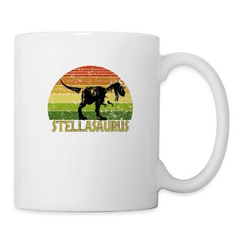 Stellasaurus Stella saurus dinosaur - Mug - white - Right