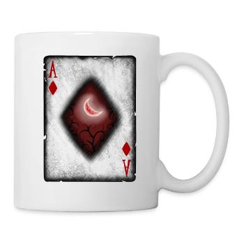Ace Karo avec la Lune - Mug blanc - blanc - Droite