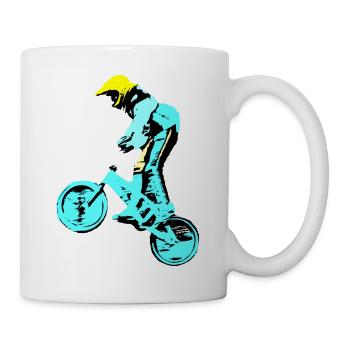 bmx - Mug blanc - blanc - Droite