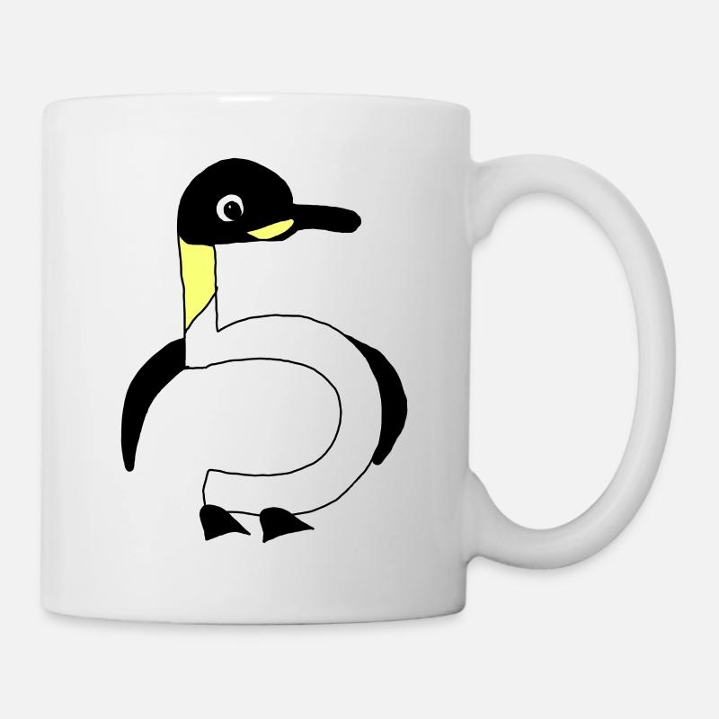 Pinguin 5 - Tasse - Weiß