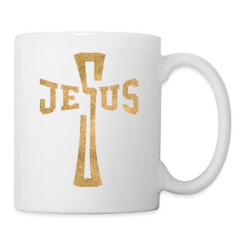 Croix de Jésus - Mug blanc - blanc - Droite