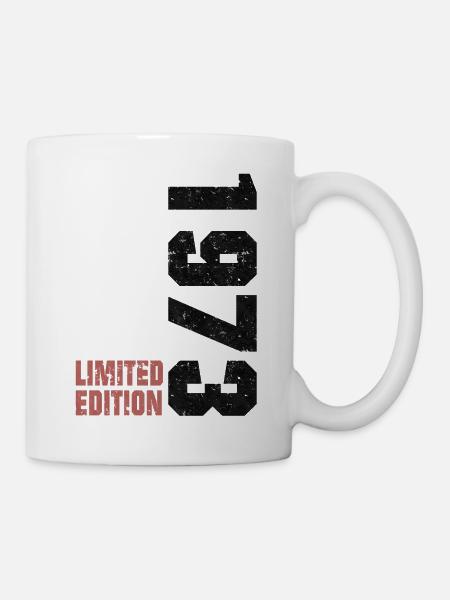 Limited Edition 1973 Born Birthday Sayings - Mug - white
