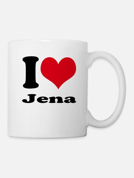 I love Jena - Tasse - Weiß