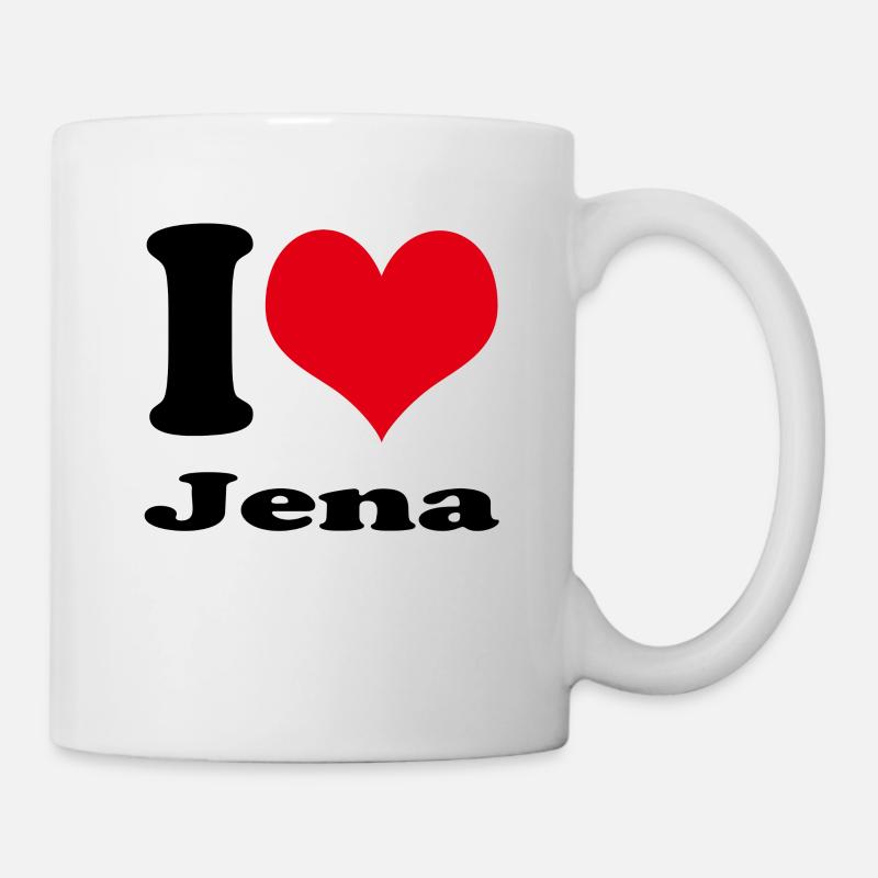 I love Jena - Tasse - Weiß