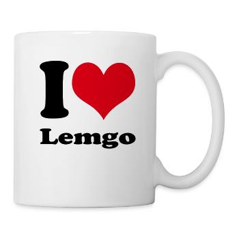 I love Lemgo - Mug - white - Right