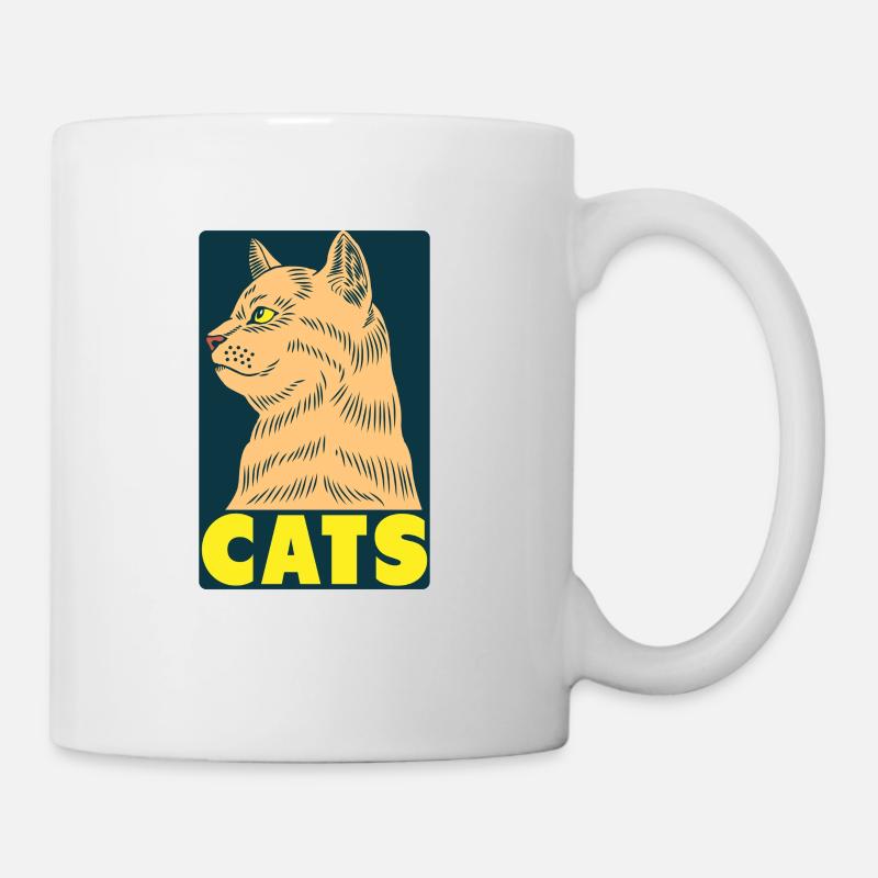 Chats Parce que les gens sucent - Cat Lovers Humour - Mug blanc - blanc